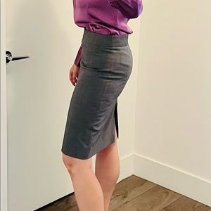 J Crew 100% Wool Skirt Size 6